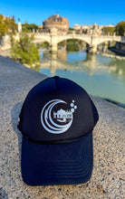 Load image into Gallery viewer, Black Original logo Snapback Trucker Hat
