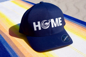 Navy Fitted Flexfit Delta HOME Hat