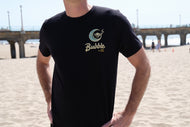 Black T-Shirt 4 Color Distressed Logo
